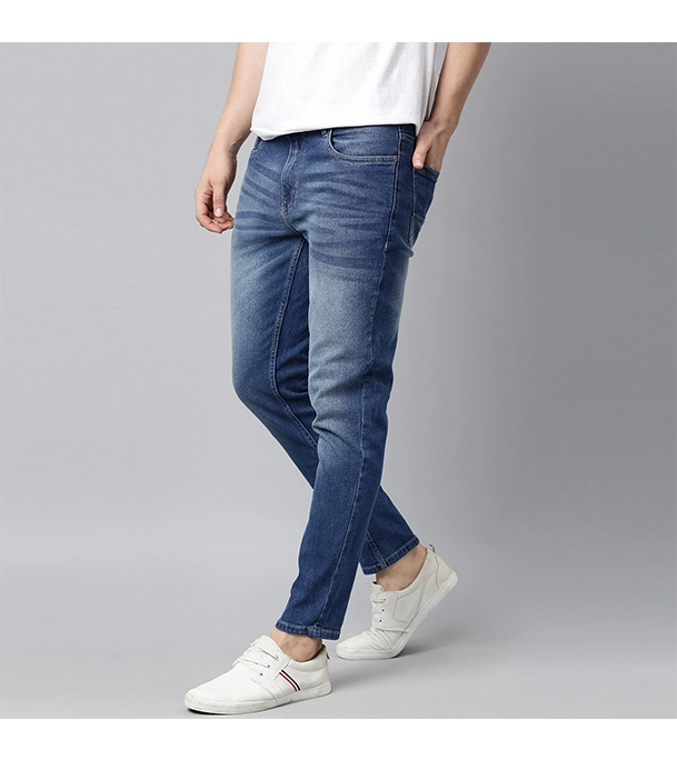 Rookies Deep Blue Men's Slim-Fit Denim Jeans Pant